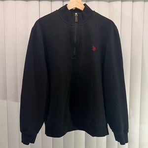 U.S. Polo Assn.  Half Zip Sweater | Large Size | Fits Medium